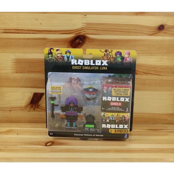 ROBLOX Celebrity SERIES 6 8 GHOST SIMULATOR: LUNA Mini Figure MYSTERY 2 BOXES - Picture 1 of 4